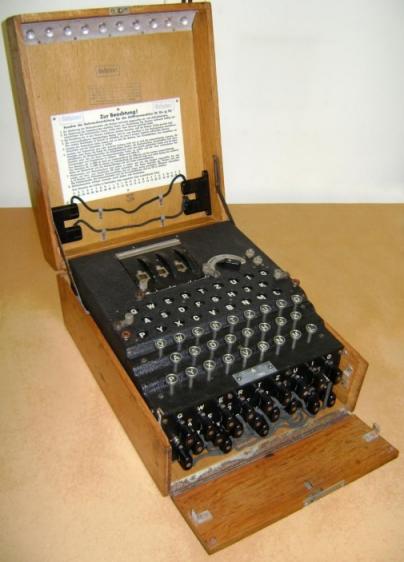 Cryptography and cryptocurrency - History Of Cryptography - Wehrmacht Enigma I - Image Copyright D.Rijmenants - SOURCE - HEXucation.com