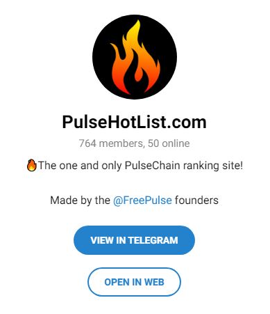 Pulsehotlist Telegram - https://t.me/PulseHotList