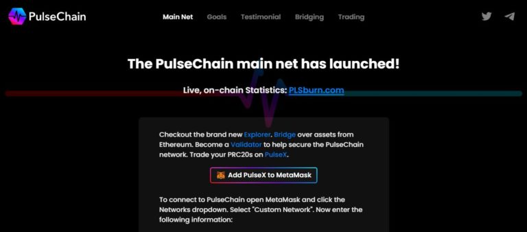 PulseChain Has Launched